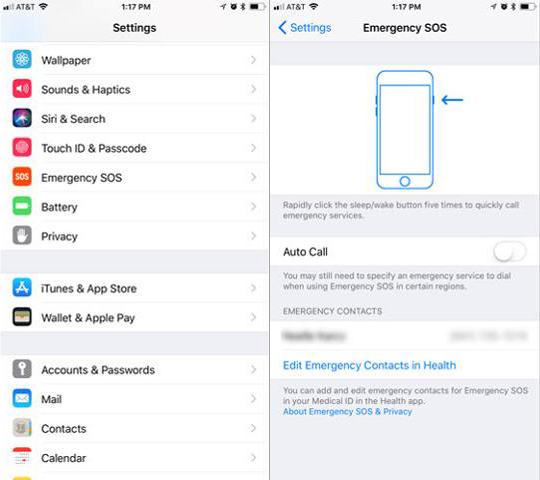 iOS11EmergencySOS